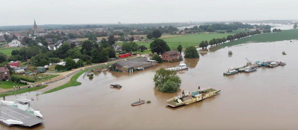 Hoogwatergeul Lomm behoedde Velden en Venlo voor overstroming